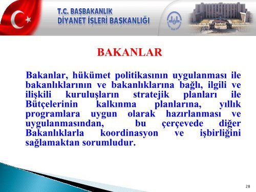 YENİ MALİ SİSTEM - Diyanet İşleri Başkanlığı