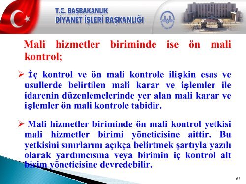 YENİ MALİ SİSTEM - Diyanet İşleri Başkanlığı