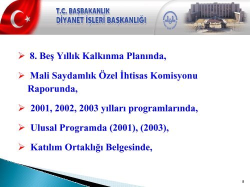 YENİ MALİ SİSTEM - Diyanet İşleri Başkanlığı