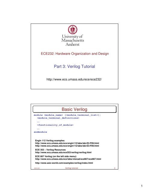 Basic Verilog