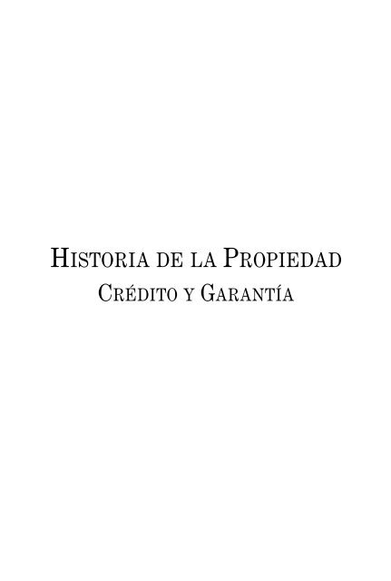 Pdf 395 Mb Historia De La Propiedad - 