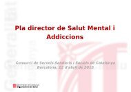 Pla director de Salut Mental i Addiccions - Consorci de Salut i Social ...