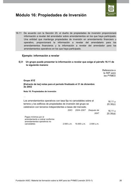 Módulo 16: Propiedades de Inversión