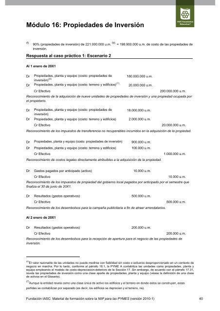 Módulo 16: Propiedades de Inversión