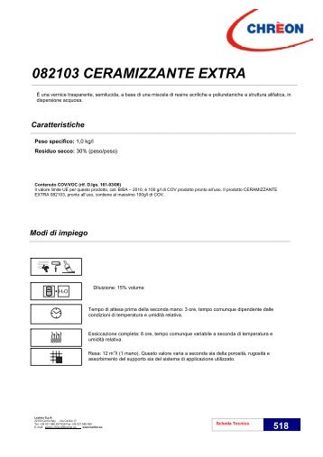 082103 CERAMIZZANTE EXTRA - Sinopia