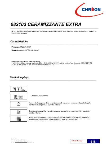 082103 CERAMIZZANTE EXTRA - Sinopia