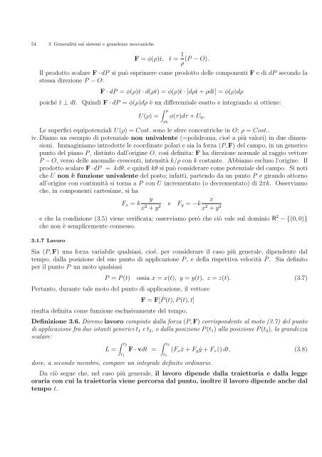 Note del corso di Fisica Matematica A