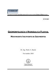 GEOMORFOLOGÍA E HIDRÁULICA FLUVIAL