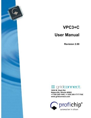 VPC3+C User Manual - Grid Connect