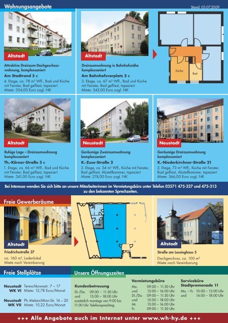 Juli - Wohnungsgesellschaft Hoyerswerda