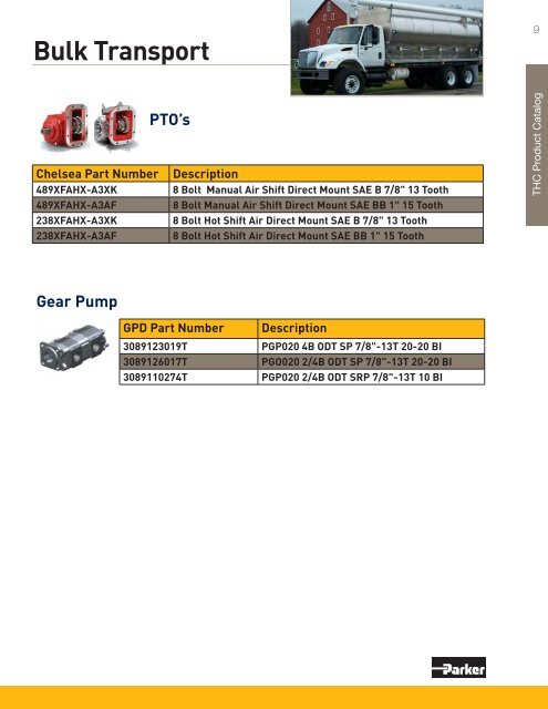 Product By Market Catalog - Parker Hannifin - Solutions for the Truck ...