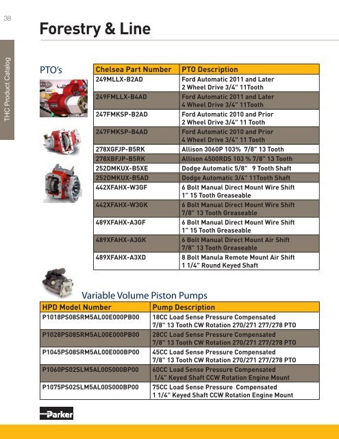 Product By Market Catalog - Parker Hannifin - Solutions for the Truck ...