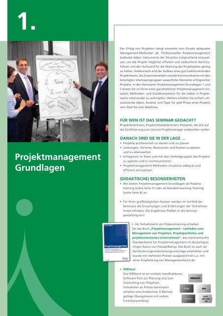 Seminarprogramm (PDF) - Primas CONSULTING GmbH