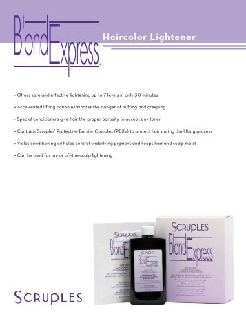 Haircolor Lightener - Scruples