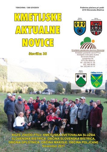 KMETIJSKE AKTUALNE NOVICE - KGZ Ptuj