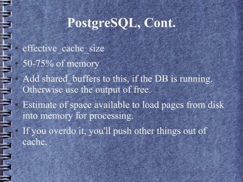 PostgreSQL Performance From the Ground Up