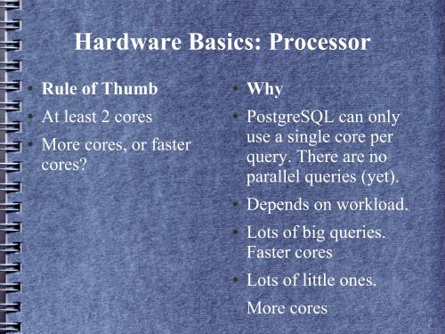 PostgreSQL Performance From the Ground Up