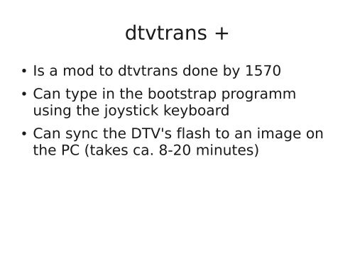 C64-DTV Hacking (application/pdf - 2.7 MB) - CCC Event Weblog