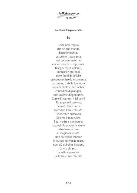 Le Poesie di io Racconto