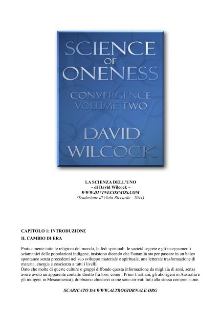 LA SCIENZA DELL'UNO ~ di David Wilcock ~ WWW ... - Sito Mistero