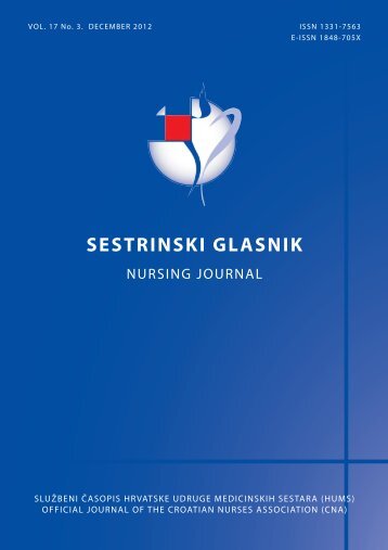 Sestrinski glasnik br. 3 / 2012. - Hrvatska udruga medicinskih sestara