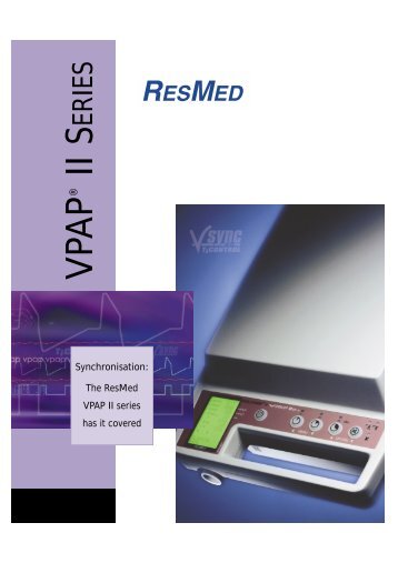 VPAP II Brochure (PDF) - Cpap Discount Store