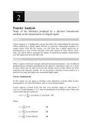 Fourier Analysis - Redes de Computadores - UPV