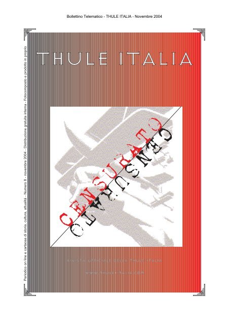 CENSURATO CENSURATO - thule-italia.org