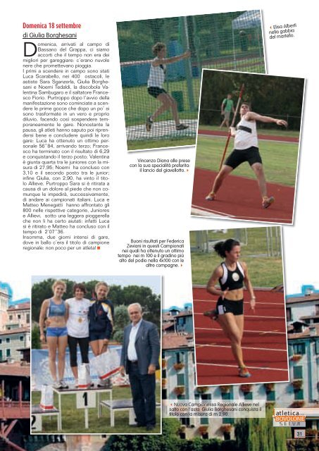 Apri il giornalino - Atletica Bovolone
