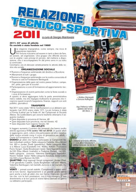 Apri il giornalino - Atletica Bovolone