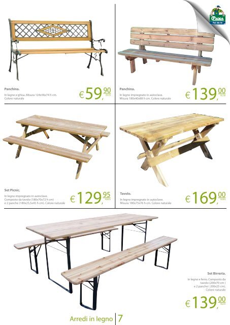 Catalogo Arredo Esterno - CFadda