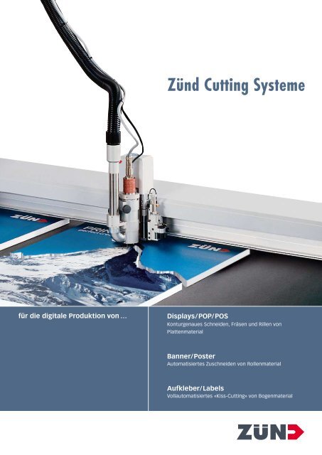 Zund Cutting Systeme Lackner Service G3 Digital Cutter