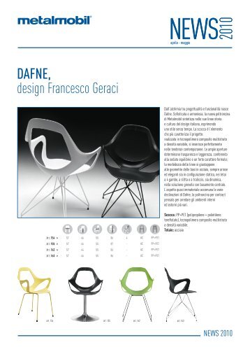 DAFNE, design Francesco Geraci - Metalmobil