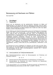 Bemessung und Nachweis von Pfählen