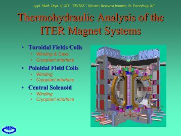 Thermohydraulic Analysis of the ITER Magnet Systems