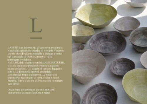 Catalogo - LAESSE laboratorio di ceramica artigianale_home
