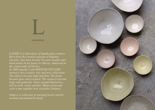 Catalogo - LAESSE laboratorio di ceramica artigianale_home