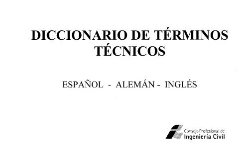 DICCIONARIO DE TERMINOS TECNICOS