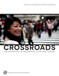 Crossroads: The Psychology of Immigration in the New Century