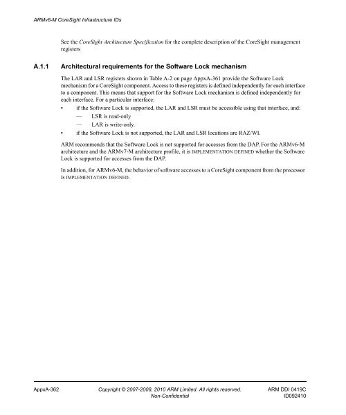 Armv6m Architecture Reference Manual