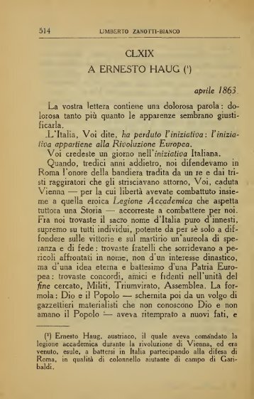 Mazzini_ lettera ad Haug_aprile 1863