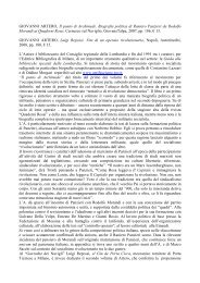 GIOVANNI ARTERO, Il punto di Archimede. Biografia politica di ...