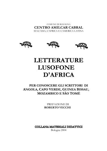letterature lusofone d'africa - Centro Amilcar Cabral