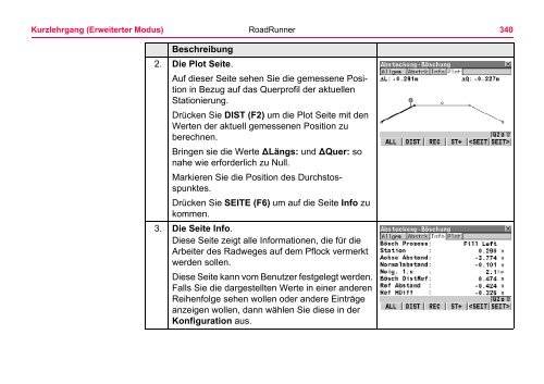 Leica RoadRunner Technisches Referenzhandbuch