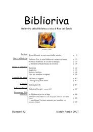 Biblioriva 42.pdf - Comune di Riva del Garda