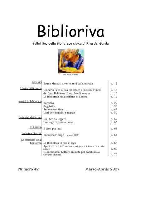 Biblioriva 42 Pdf Comune Di Riva Del Garda