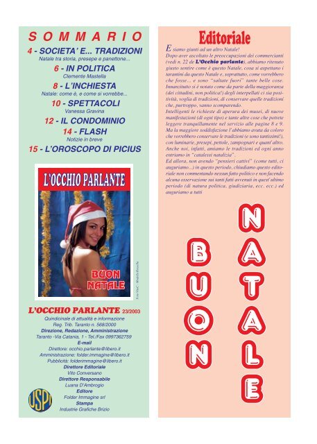 BUON NATALE - Occhioparlante.it