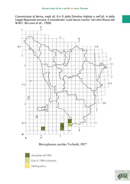 atlante degli anfibi e dei rettili della toscana - Università degli Studi ...