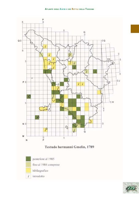 atlante degli anfibi e dei rettili della toscana - Università degli Studi ...