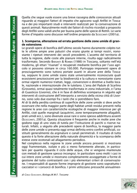 atlante degli anfibi e dei rettili della toscana - Università degli Studi ...